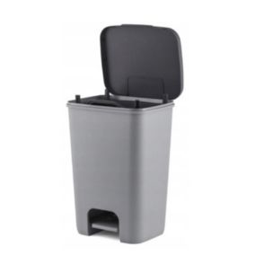Kosz na śmieci Curver Essentials 40L, szary