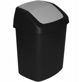 Kosz na śmieci Curver Swing Top czarny 15L