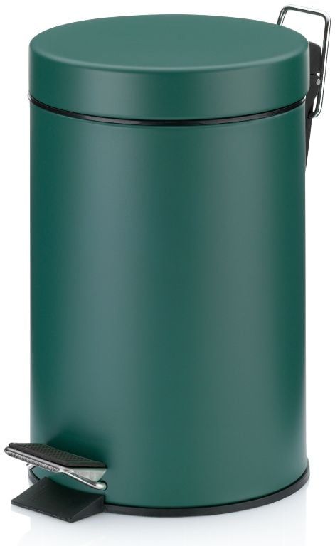 Kosz na śmieci Kela Monaco 3L alpejski zielony, metal, z wyjmowanym wkładem, 1 szt.