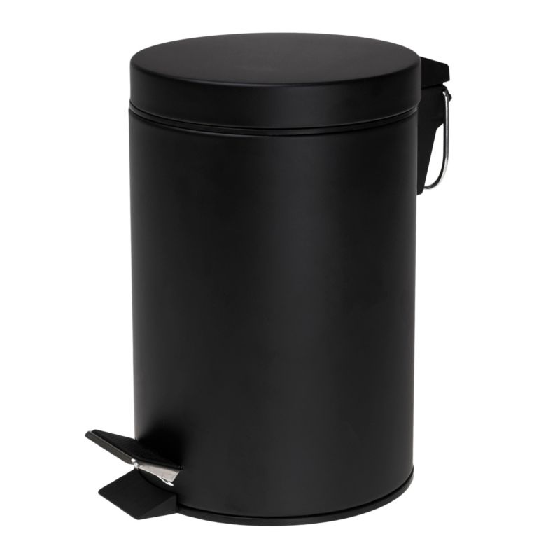 Kosz na śmieci LABI-SC  Yoka Home do łazienki 3l czarny mat Soft Close - 1 szt.
