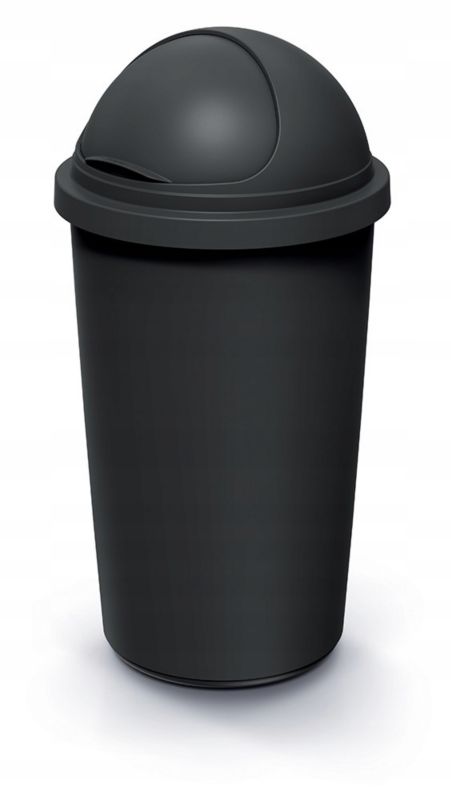Kosz na śmieci Prosperplast Roller 60 l czarny 1 szt.