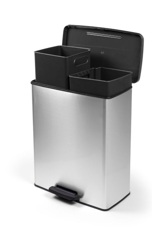Kosz na śmieci z pedałem Curver Deco bin Duo 26+26L