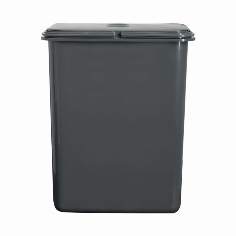 Kosz na śmieci z pokrywą FLEXI 8 l - wysokość 30 cm Sortowniki24 1 szt.