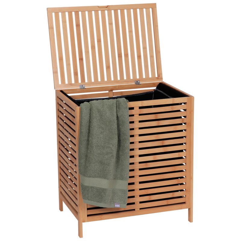 Kosz na pranie bambusowy Naturis Tendance beżowy 60 cm 1 szt.