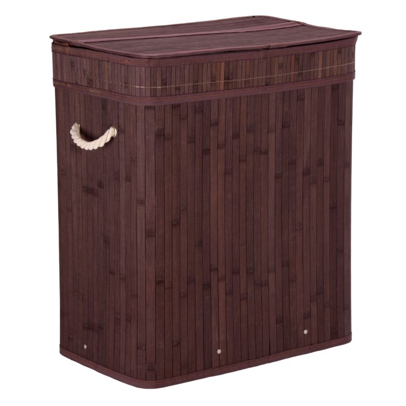 Kosz na pranie bambusowy z pokrywa 100L Gockowiak wenge 1szt