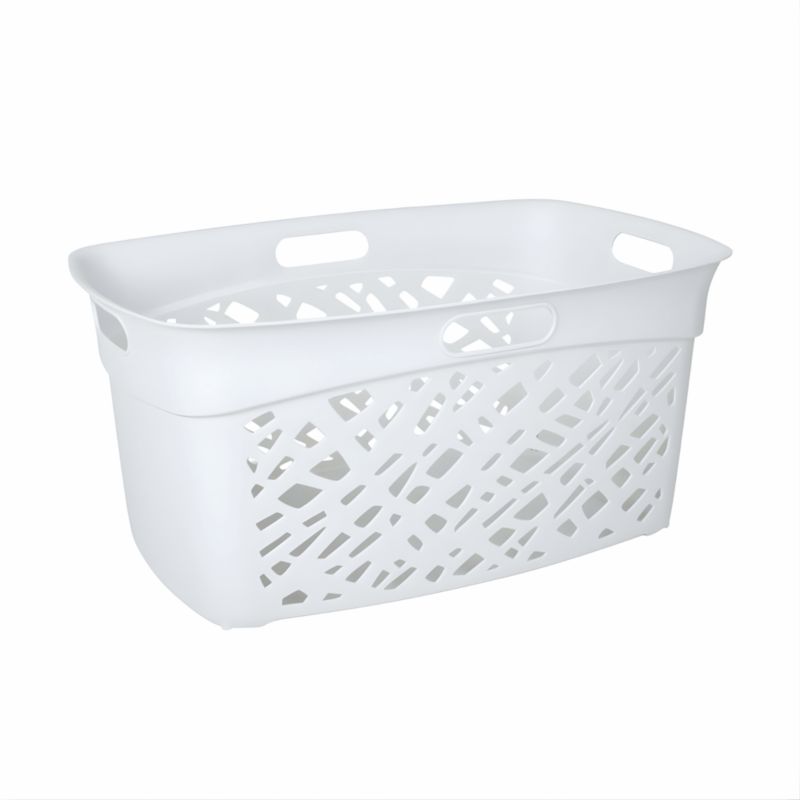 Kosz na pranie bielizne Kamai 45L biały 1szt.