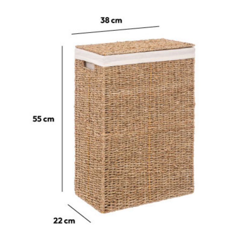 Kosz na pranie Reed 40 L 5Five Simply Smart brązowy 55 cm 1 szt.