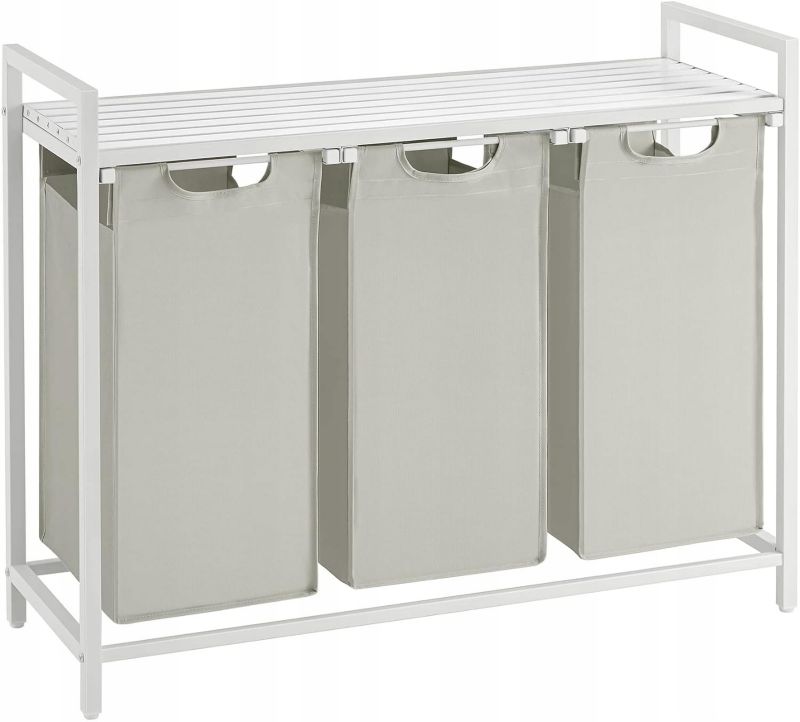 Kosz na pranie Songmics, 3 komory, 3x38L, 1szt