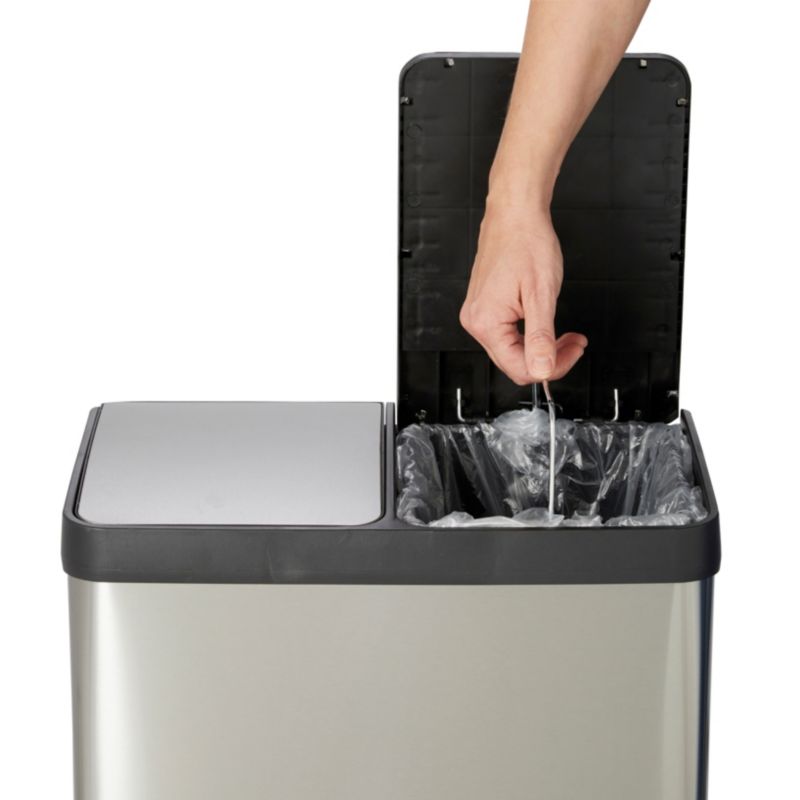 Kosz na śmieci Cooke&Lewis Cleome z pedałem segregacja 2 komory 40 l