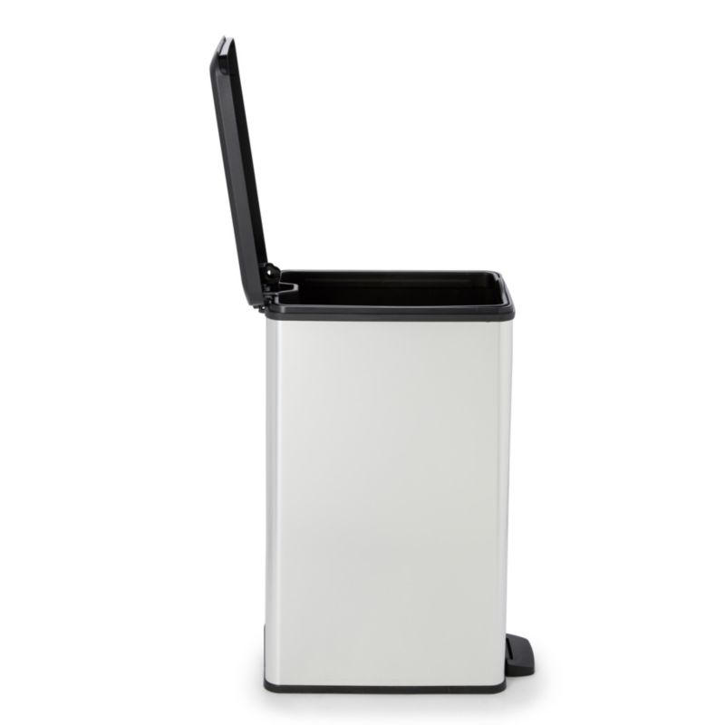 Kosz na śmieci Cooke&Lewis plastikowy z pedałem 40 l srebrny