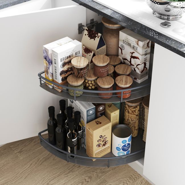 Kosz obrotowy karuzela GoodHome 100 cm