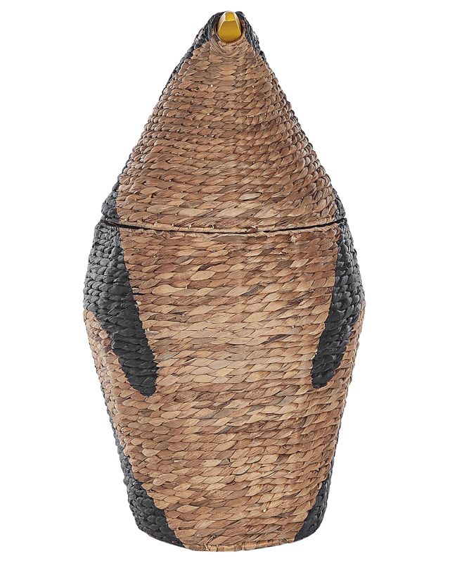 Kosz pleciony pingwin z hiacyntu wodnego naturalny Hadzabe 1 szt.