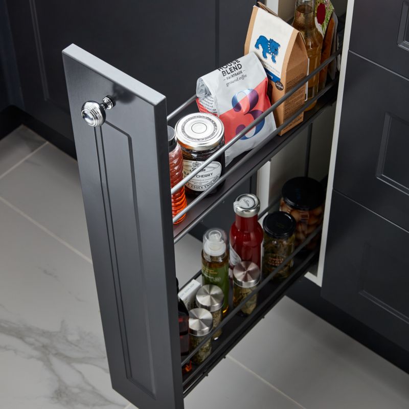 Kosz wysuwany cargo GoodHome Pebre 150 mm
