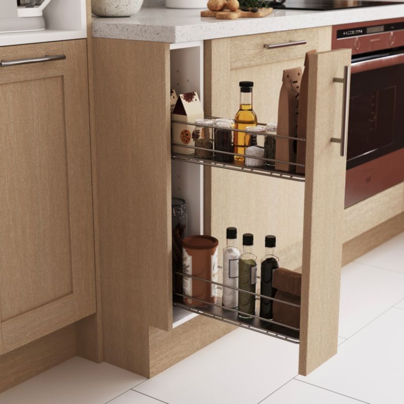 Kosz wysuwany cargo GoodHome Pebre 150 mm