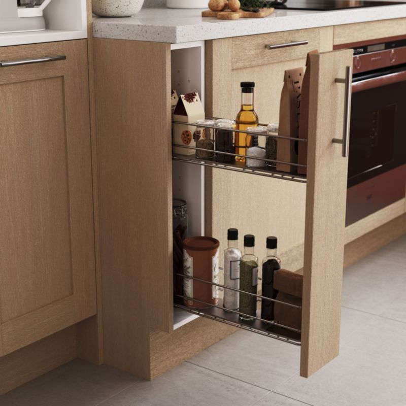 Kosz wysuwany cargo GoodHome Pebre 150 mm