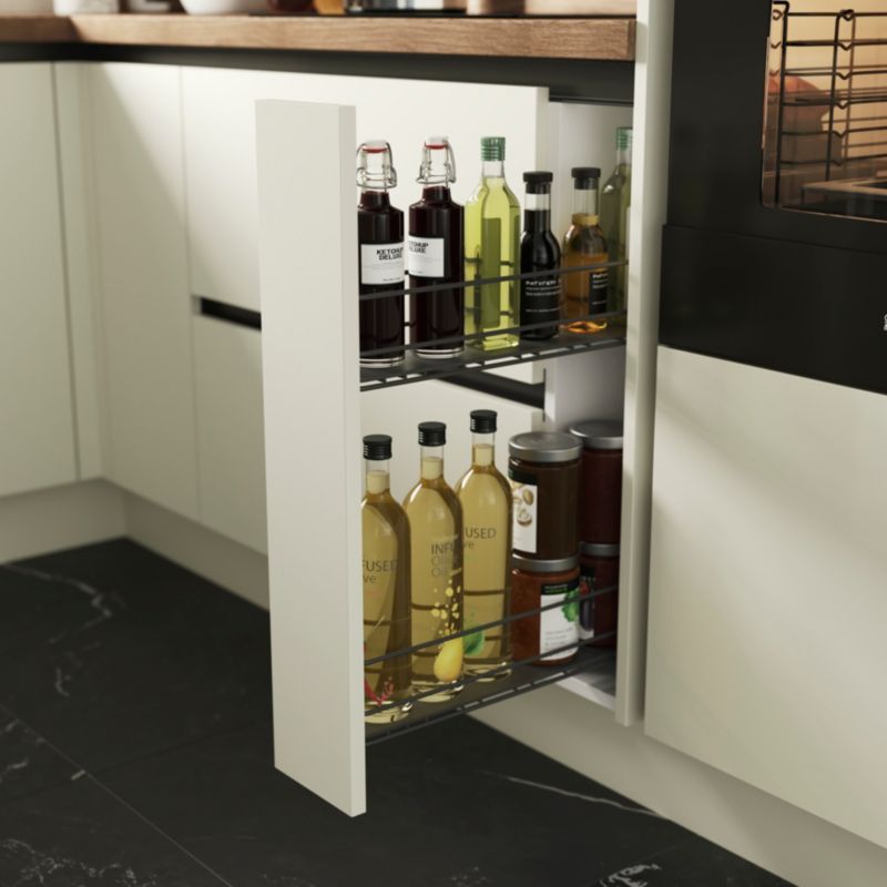 Kosz wysuwany cargo GoodHome Pebre 150 mm