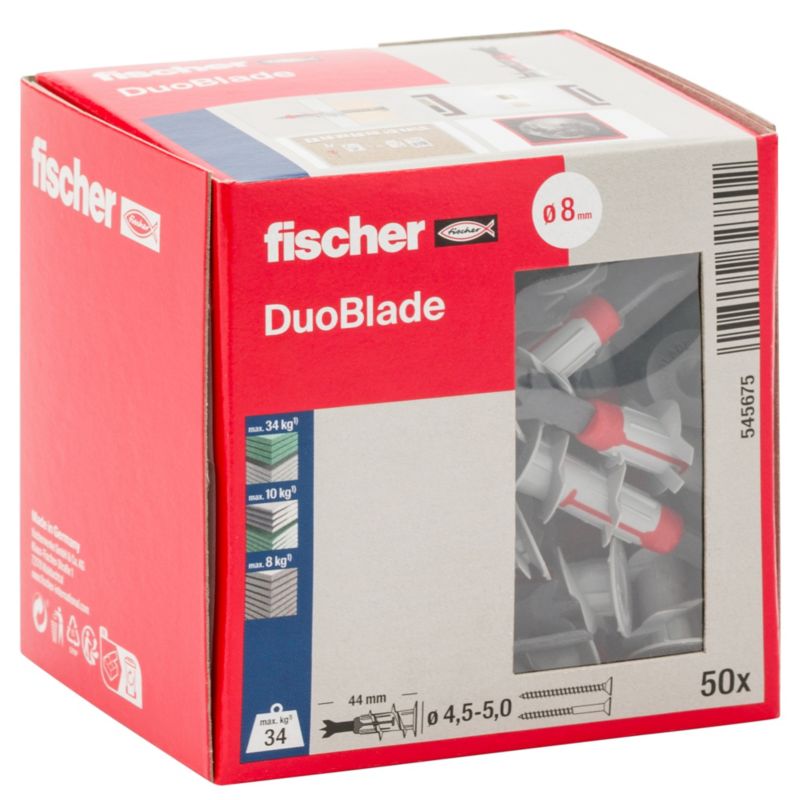 Koszulka kołka Fischer DuoBlade 50 sztuk