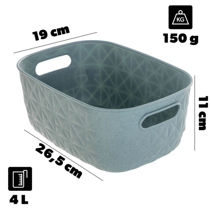 Koszyk Curver Softex S 4L turkusowy
