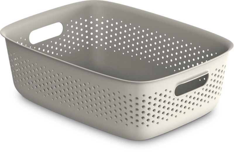 POJEMNIK OPENSTORE 39X29X13CM 10L BEŻOWY (5510)