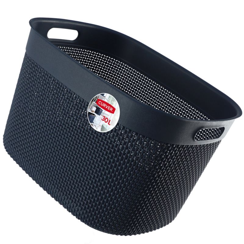 Koszyk prostokątny 30L Curver Filo Recycled, granatowy