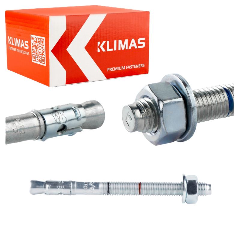 Kotwy mechaniczne do betonu Klimas LE-ZN 10x115 mm kotwy ekspresowe 25szt