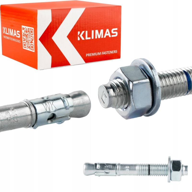 Kotwy mechaniczne do betonu Klimas LE-ZN 10x95 mm kotwy ekspresowe 50szt