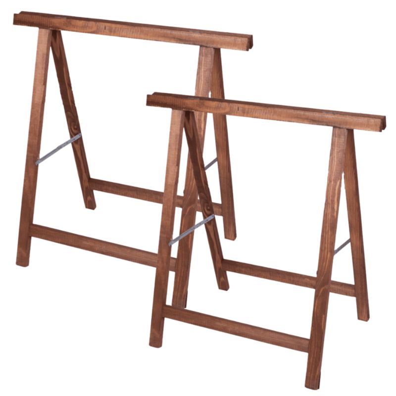 Koziolek warsztatowy roboczy MODO24 impregnowany 73x44x73 cm brazowy 2 szt.