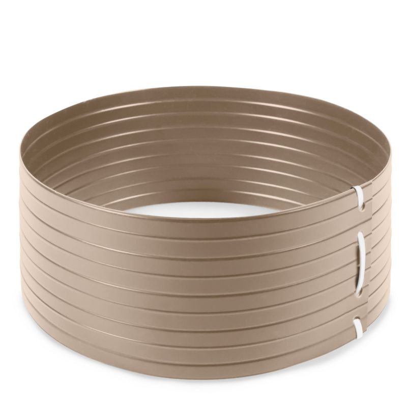 Krąg nawodnieniowy PVC 30 cm QUEST, opaska do podlewania roślin, drzew i pomidorów, 5,4 L- beżowy, 1 szt.