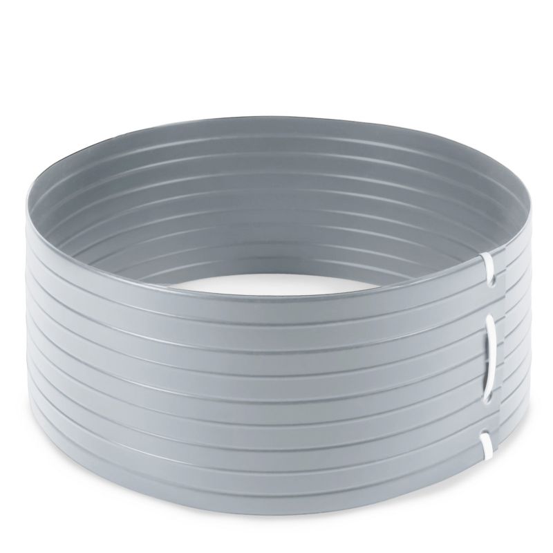 Krąg nawodnieniowy PVC 30 cm QUEST, opaska do podlewania roślin, drzew i pomidorów, 5,4 L- szary, 1 szt.