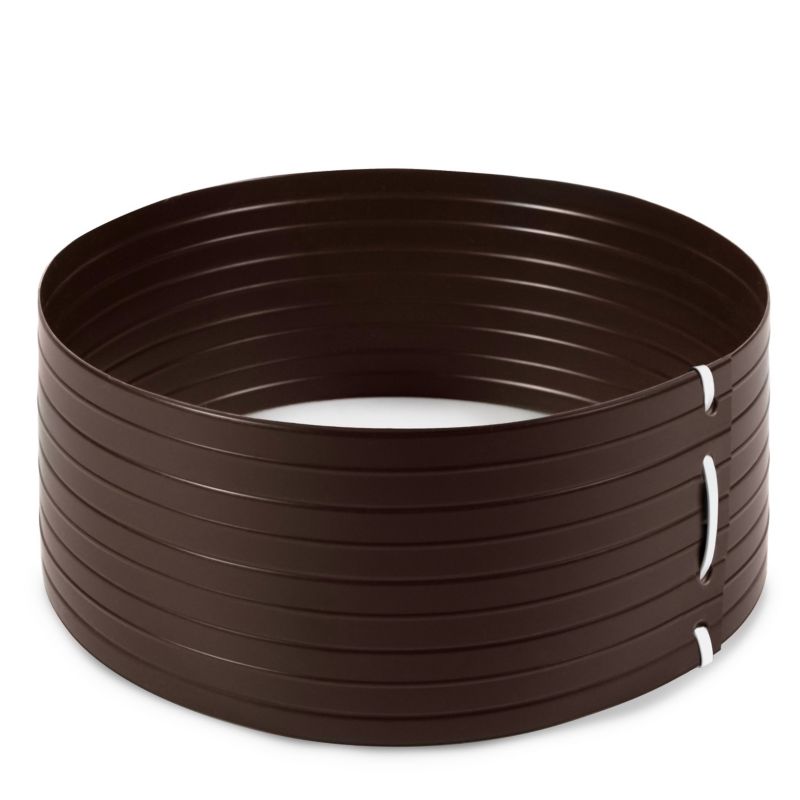 Krąg nawodnieniowy PVC 50 cm QUEST, opaska do podlewania roślin, drzew i pomidorów, 15 L- brąz, 1 szt.