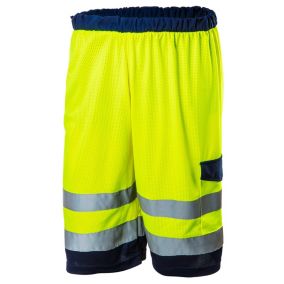 Krótkie spodenki unisex NEO TOOLS S ostrzegawcze intensywna widzialność 1 szt.
