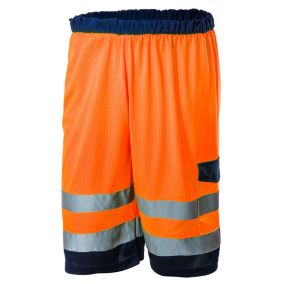 Krótkie spodenki unisex NEO TOOLS S ostrzegawcze intensywna widzialność 1 szt.