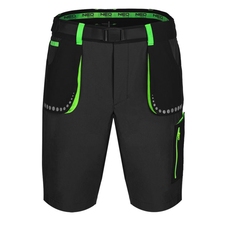 Krótkie spodenki unisex NEO TOOLS XXXL PREMIUM, czarne 1 szt.