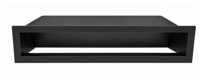 Kratka kominkowa NORDflam Aero 380 x 90 mm czarna