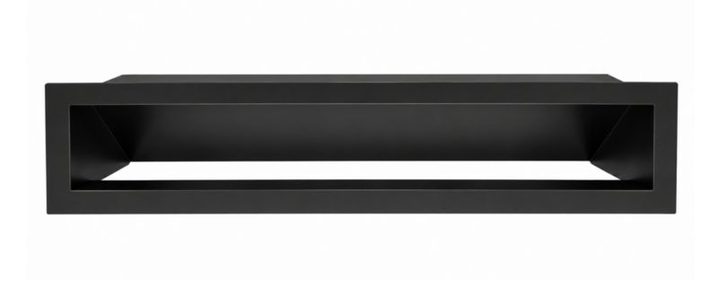 Kratka kominkowa NORDflam Aero 380 x 90 mm czarna
