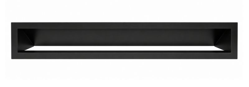 Kratka kominkowa NORDflam Aero 580 x 90 mm czarna