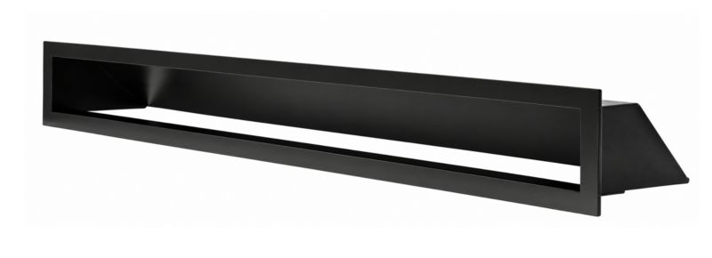 Kratka kominkowa NORDflam Aero 580 x 90 mm czarna