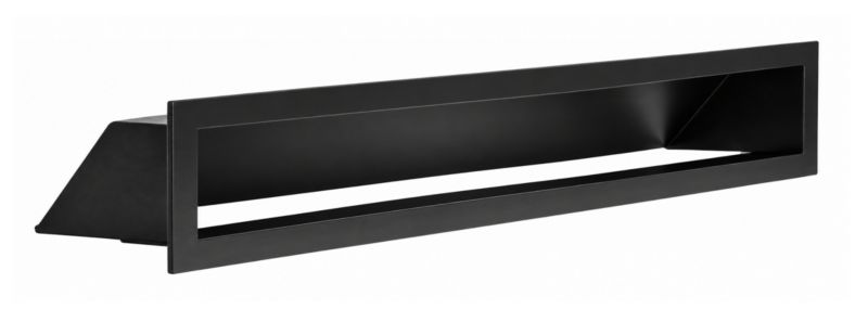 Kratka kominkowa NORDflam Aero 580 x 90 mm czarna