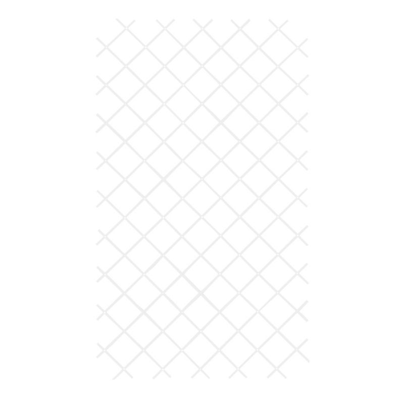 Kratka PVC rozkładana 100 x 200 cm biała