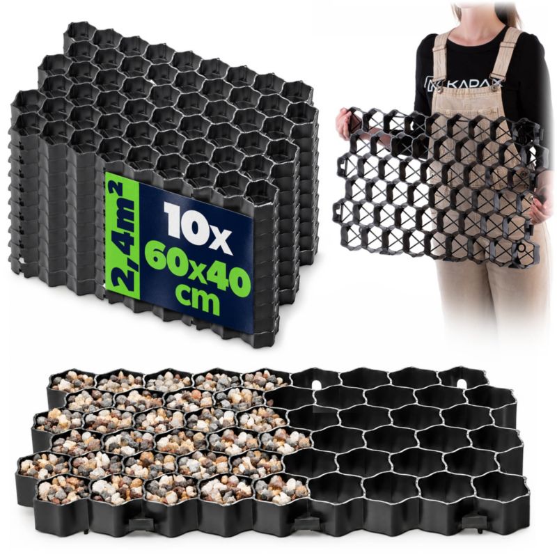 Kratka Trawnikowa KADAX Ogrodowa Parking 60x40x4cm 10szt