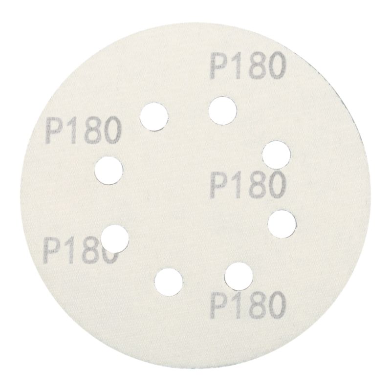 Krążek na rzep Mac Allister 125 mm P180 z otworami 5 szt.