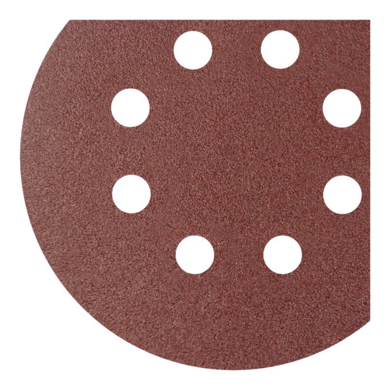 Krążek na rzep Mac Allister 125 mm P40 z otworami 5 sztuk