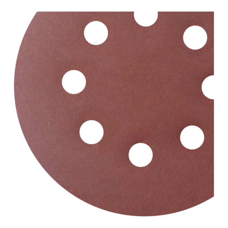 Krążek na rzep Mac Allister 125 mm P400 z otworami 5 sztuk