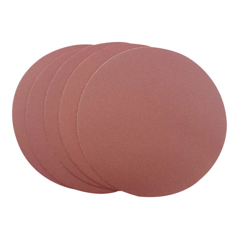 Krążek na rzep Mac Allister 150 mm P240 bez otworów 5 sztuk