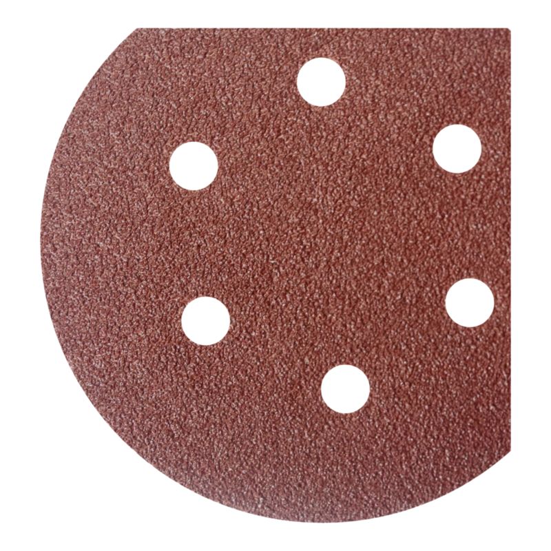 Krążek na rzep Mac Allister 150 mm P40 z otworami 5 sztuk