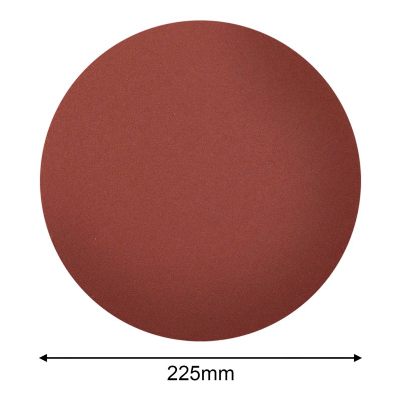 Krążek na rzep MacAllister z otworami 225 mm P120