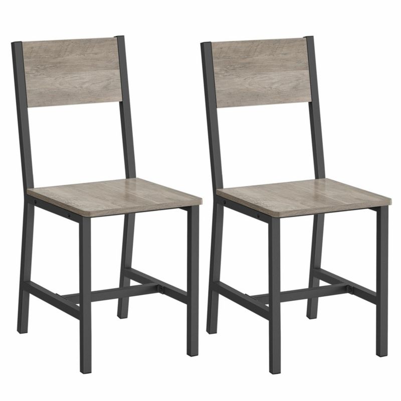 Krzesła do jadalni Songmics loft industrialne 87,1x36x46,6 cm 2 szt.