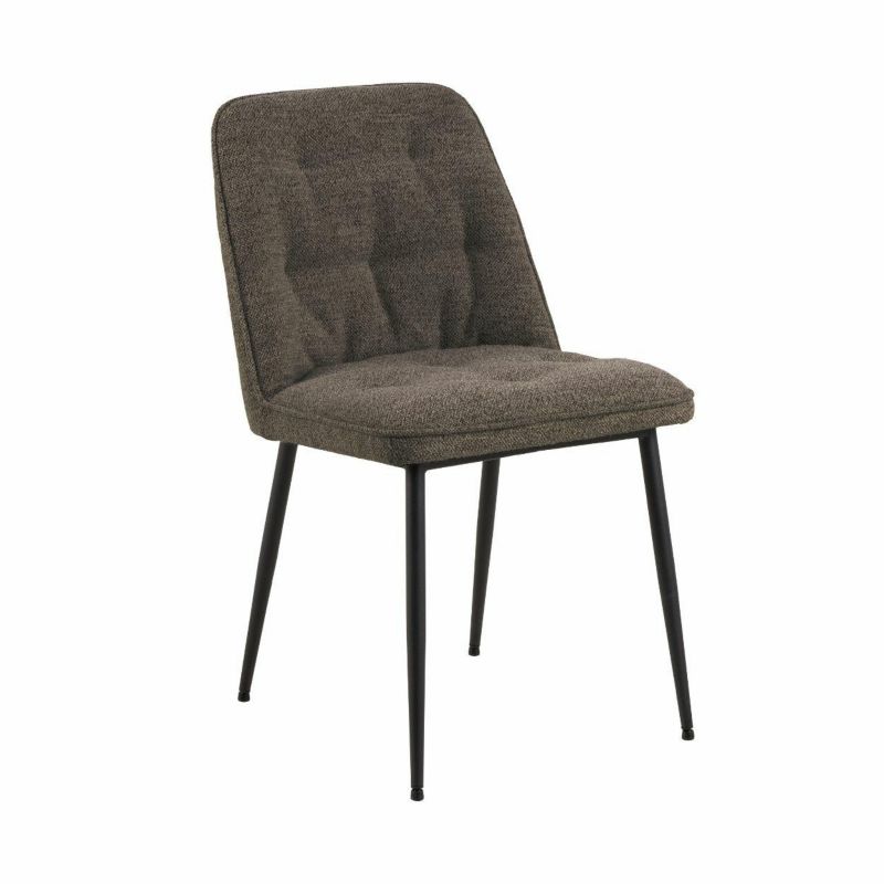 Krzesło do jadalni Brooke Actona taupe tapicerowane 50x55x84 cm 1 szt.