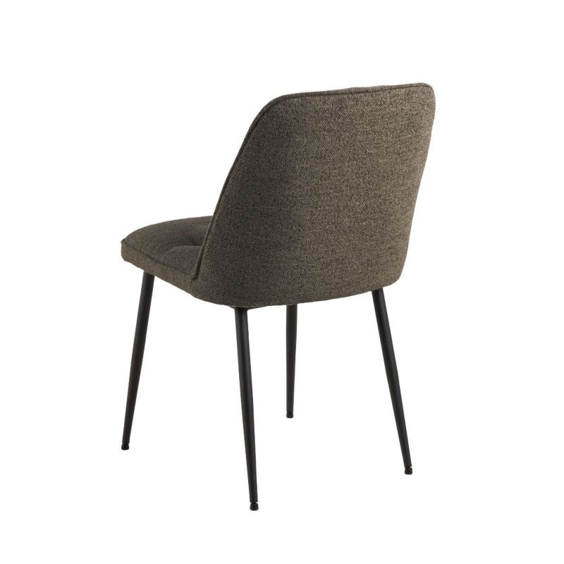 Krzesło do jadalni Brooke Actona taupe tapicerowane 50x55x84 cm 1 szt.