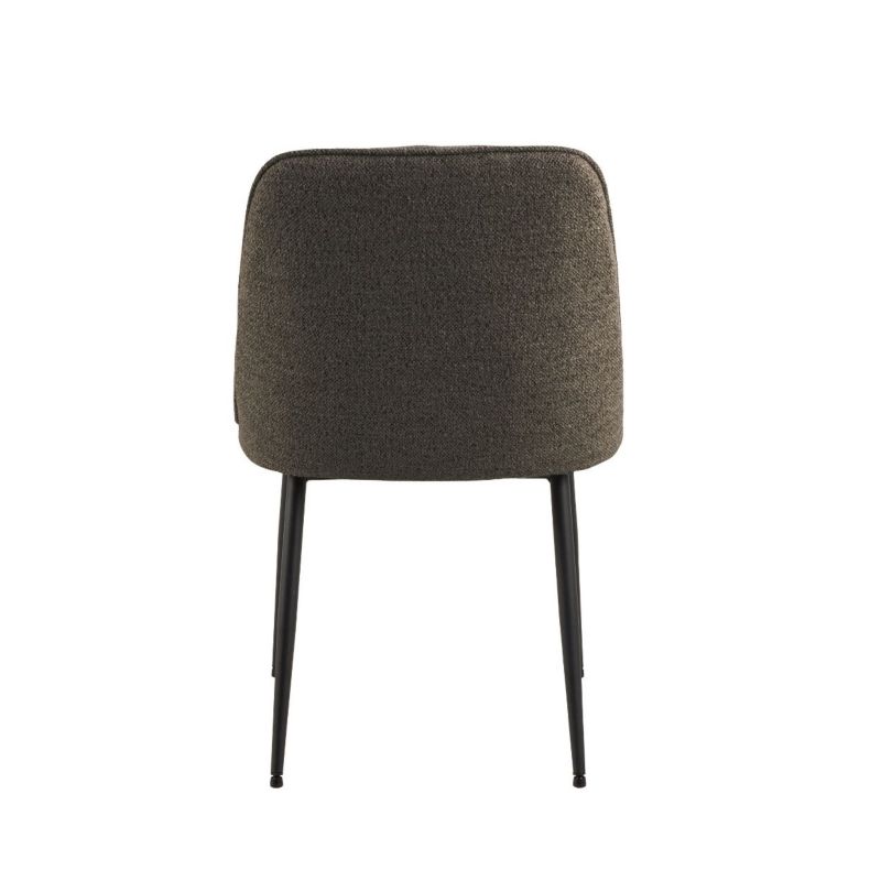 Krzesło do jadalni Brooke Actona taupe tapicerowane 50x55x84 cm 1 szt.